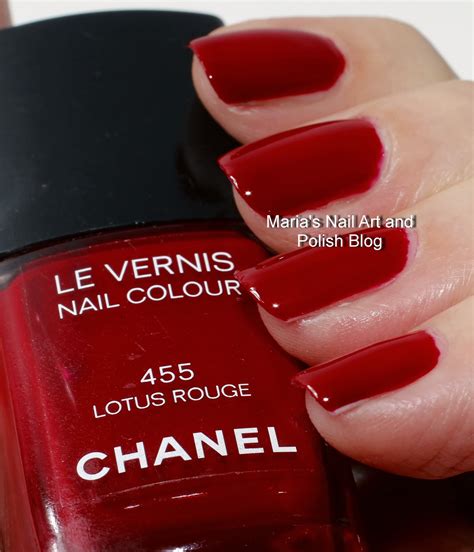 chanel lotus rouge nail polish pics